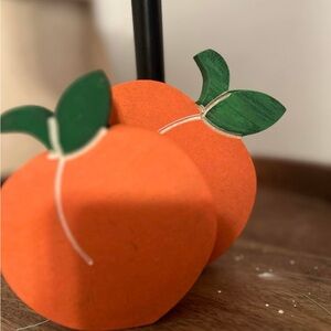 Peach Wooden Home Accent